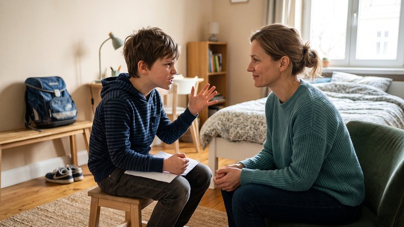 Cuando tu hijo habla sin parar, se queja o intenta explicar algo de manera confusa, una pregunta puede ayudar mucho: \u003cstrong\u003e“¿Qué quieres decir con eso?”\u003c/strong\u003e. Es sencilla, pero obliga al niño a replantear su idea.