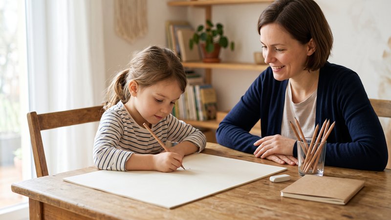 La regla sencilla es esta: si el niño todavía está aprendiendo, menos columnas y más espacio. Si ya escribe con soltura, se puede ajustar según el largo del dictado.