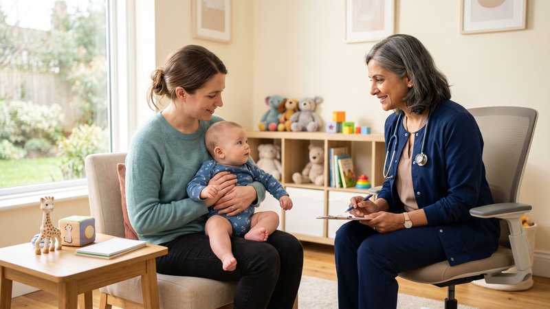 Un pediatra, terapeuta de lenguaje, fonoaudiólogo o especialista en desarrollo infantil puede valorar si el bebé va dentro de lo esperado o necesita apoyo.